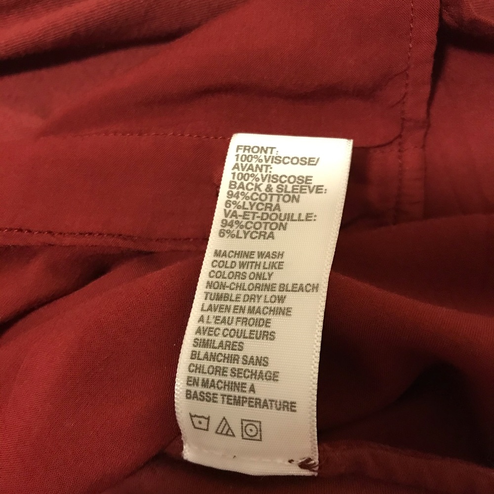 James Perse Button Blouse Size Small - image 7